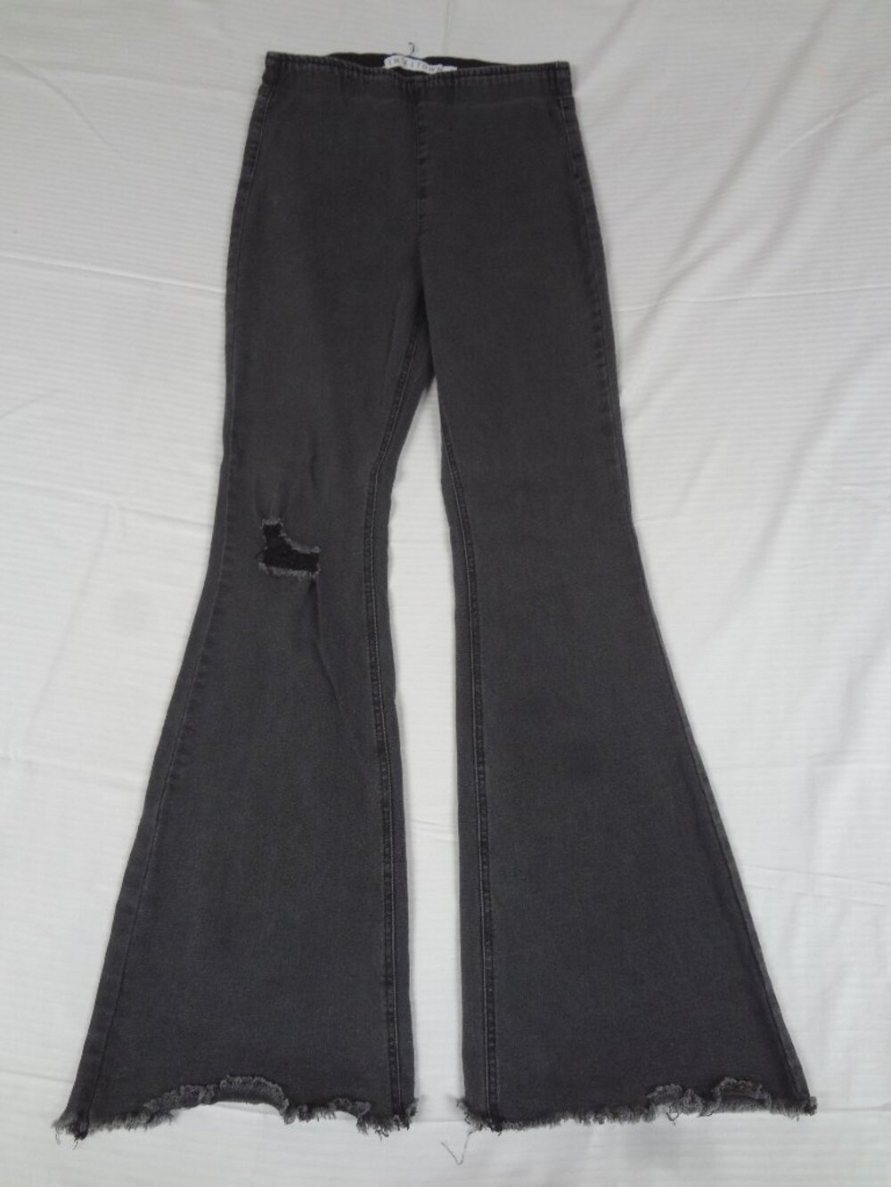 INSELTOWN STRETCH WAIST BLACK DENIM JEANS WOMENS JR SIZE 5 L759